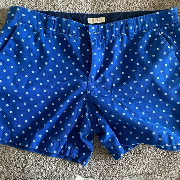 Merona Shorts Merona Blue And White Polka Dot Shorts Poshmark